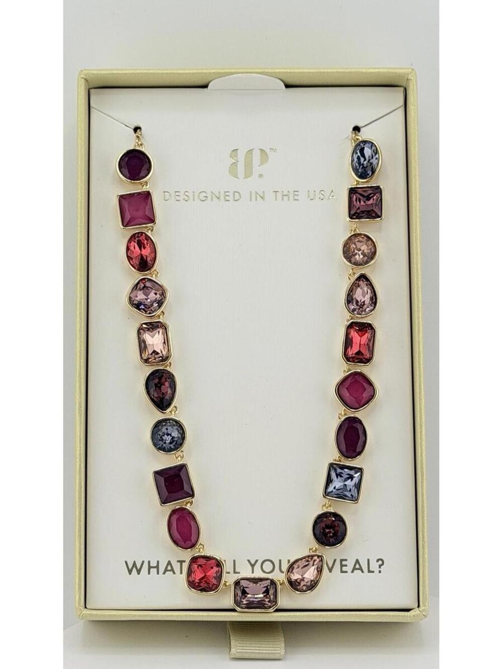 Bomb Party Holiday Jewel Candy "Glimmer On The Rocks" Moonlit Merlot Yellow Gold